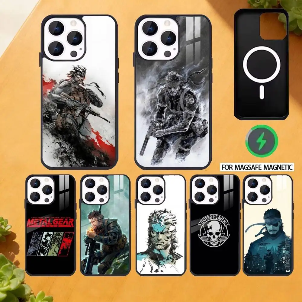 

Game M-Metal Gear Solid Phone Case For iPhone 17,16,15,14,13,12,Plus,Pro,Max For Magsafe Magnetic Wireless Charge