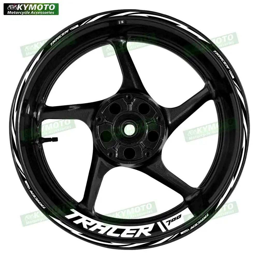 لياماها TRACER700 الراسم 700 عجلة دراجة نارية عاكسة ملصق 17 بوصة حافة شريط ملصق على الطرق الوعرة هدية الملحقات