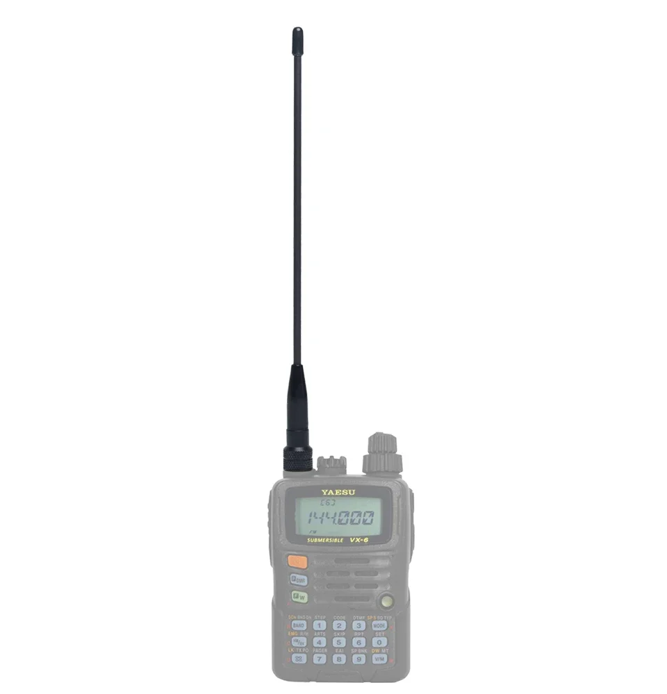 Antena de doble banda para walkie-talkie, accesorio para Yaesu VX-3R BaoFeng UV-5R TYT TH-UVF8D UVF9 Kenwood TK370, 669C SMA macho/hembra, VHF/UHF