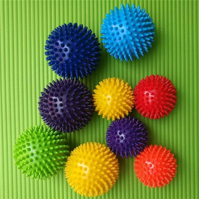 6PCS Trigger Point Massage Ball Acupressure Reflexology Physics Therapy Stress Relief Toys Juguetes Antiestrés Para Adulltos