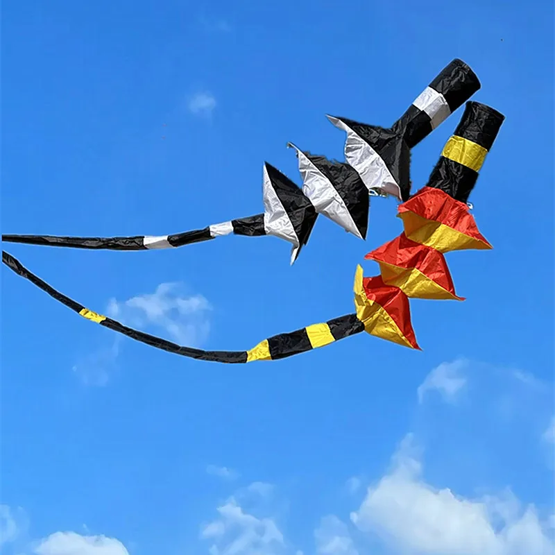 3d kite staarten regenboog windzak kite vliegen outdoor speelgoed sport cometas para volar automatische kite machine kevlar cerf volant plezier