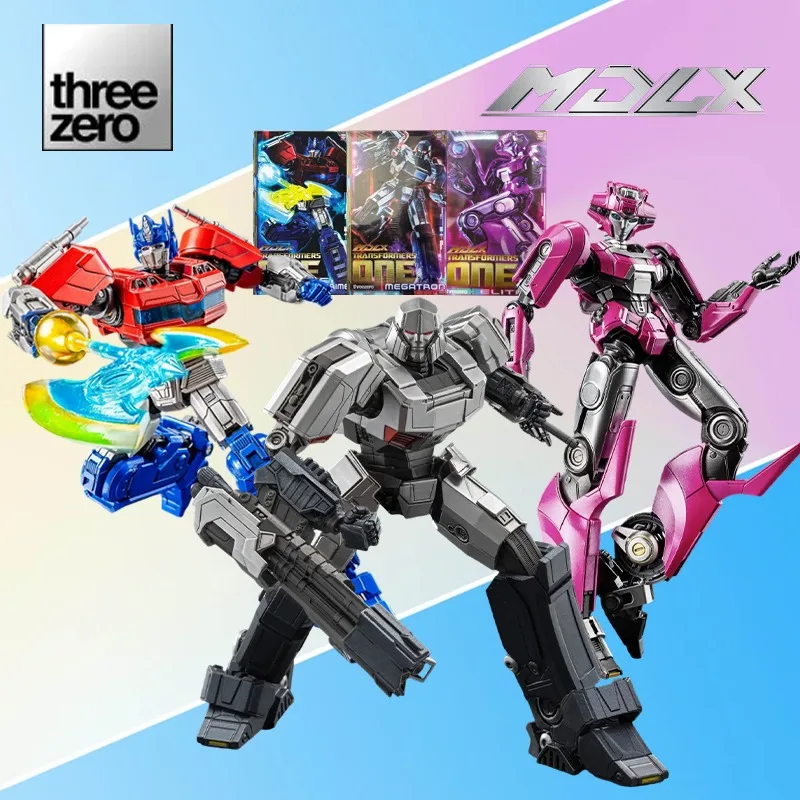 

Фигурки Threezero MDLX Transformers: Серия Origins - Элита, Оптимус Прайм, Олиан Паркс, Мегатрон D16, подвижные модели-игрушки