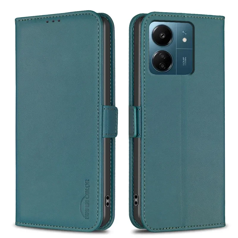 Phone Case C65 Wallet With Card Slot Support Magnetic Flip Leather Case For Xiaomi Poco C65 X6 M6 Pro 5g Pocox6pro Pococ65 Back