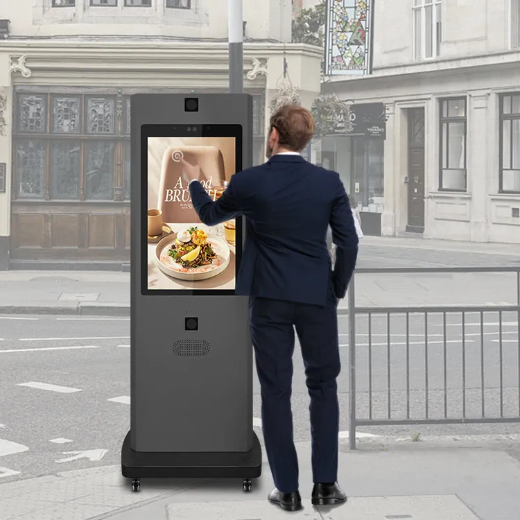 P2.5 Indoor Full Color LED Touch Screen Display Support SDK Welcome Dynamic Digital Poster For Meeting Retail Business Scenarios