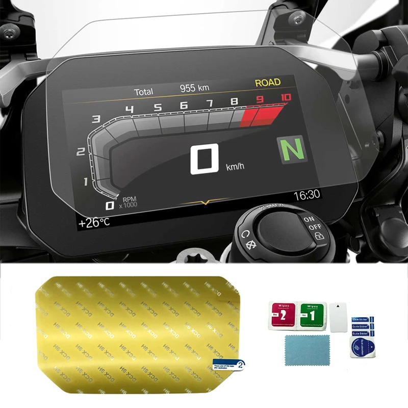 For BMW R1200GS R1250GS LC Adventure Film Screen Protector Scratch Protection R 1200 GS R 1250 GS LC Adv F750GS F850GS 2018-2023