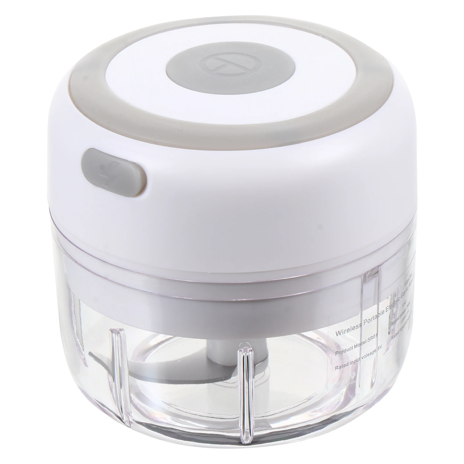 

Garlic Machine Stainless Steel Vegetable Grinder Multi Functional Crusher Kitchen Tool Food Processor Easy Clean USB Charging