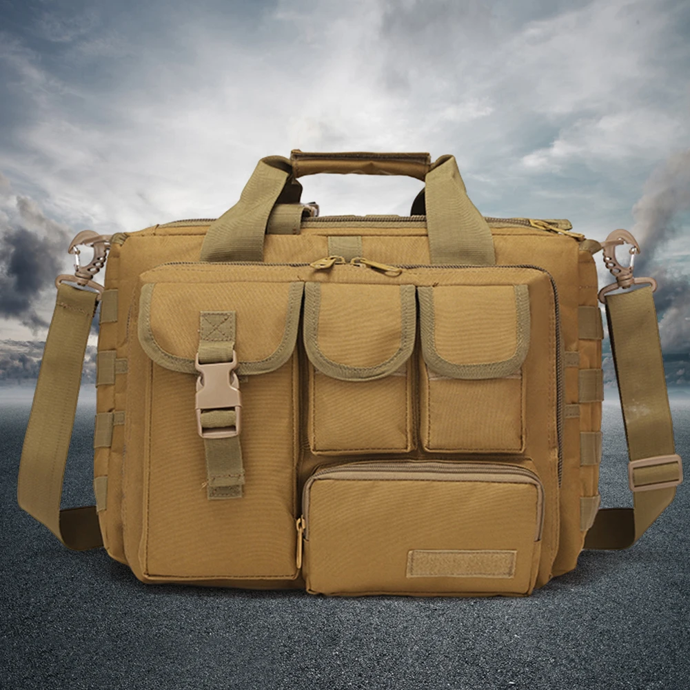 Bolsa de estilingue tática com vários bolsos, mochila militar multifuncional molle para caça, escalada, ciclismo