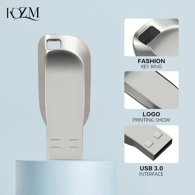 New Usb 3.0 2TB Zinc Alloy Pen Drive 1TB Usb Flash Drives Pendrive Waterproof Memoria Usb Flash Disk Stick