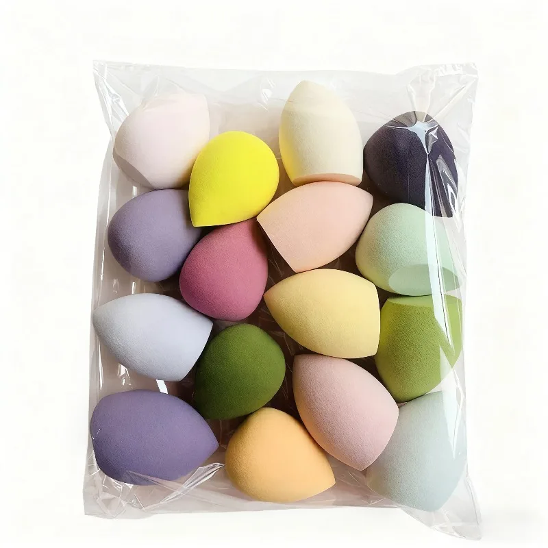 Ensemble d'éponges de maquillage pour fond de teint liquide, BB crème, mélange de poudre, mélangeur de beauté, œuf sec et humide, bouffantes de poudre à double usage, 3 6 10 20 pièces