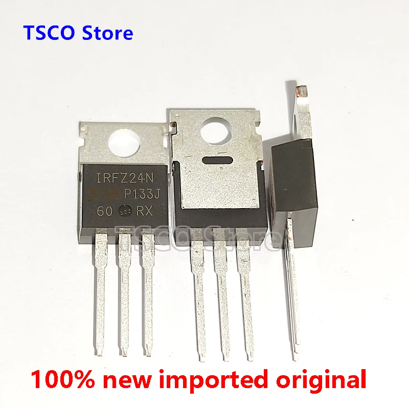 10Piece IRFZ24N Z24N  100% Original  MOSFET 55V 17A TO-220