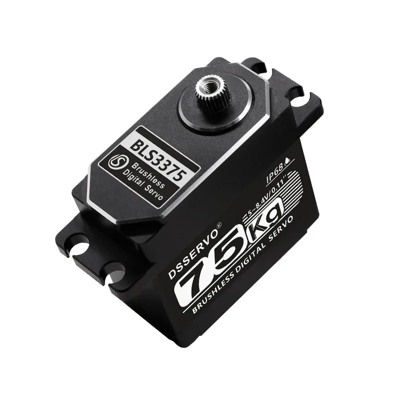 75Kg Digital Servo Full Metal Brushless Motor 180/270/360 Degree Underwater IP68 Servos with Arm for DIY RC Car Robot Plane Toys