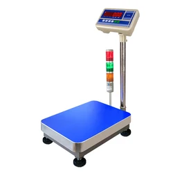 Alarm scale 100KG 150KG 300KG/10G three-color alarm light digital electronic scale