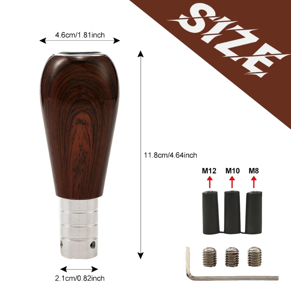 Brown Gear for shifter Knob Car Gear for shifter Replacement Kit Car for shifter Knob Quality Materials ABS Material Brown Color