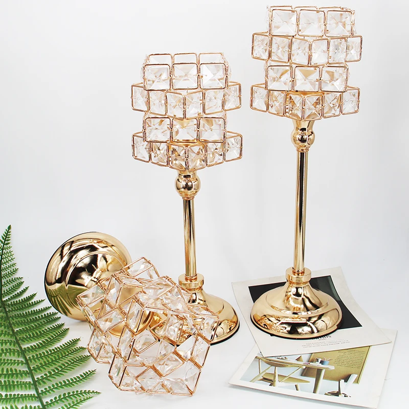 1 adet altın kristal ayağı mum - Event & Party Supply incelemesi ve fiyatı