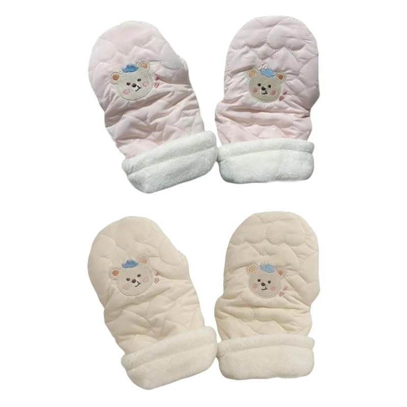  Outdoor Use Strollers Gloves Insulated Against Cold Breezes Soft Cotton Lining Wide Compatibility Easy Wear