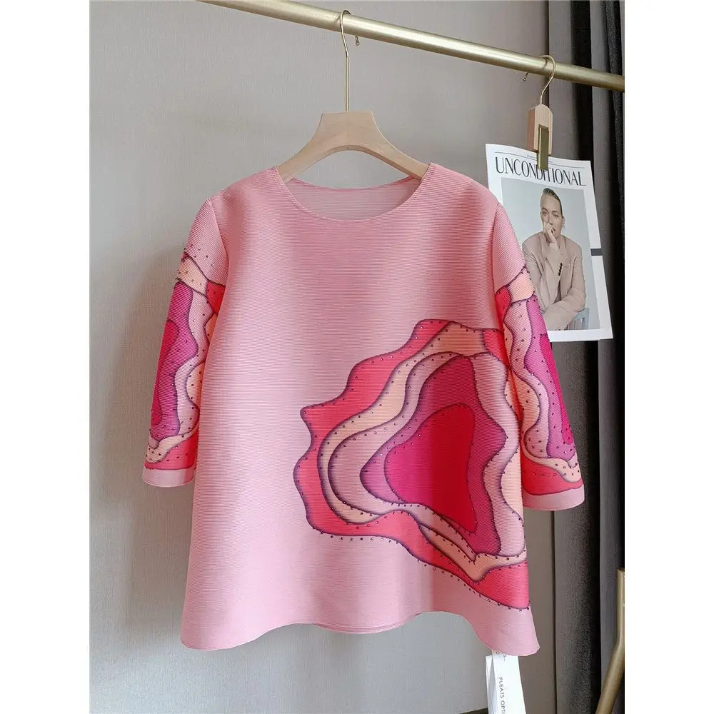 Pullover Hot Diamond Top 2023 Autumn New Fashion Loose Fit  women clothing  vintage clothes  harajuku  tops