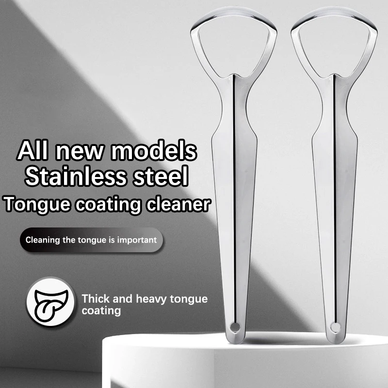 

Tongue Scraper Cleaner For Adults & Kids Portable Stainless Steel Tongue Scraper For Removing Large Opening Tongue Cleaner Tool