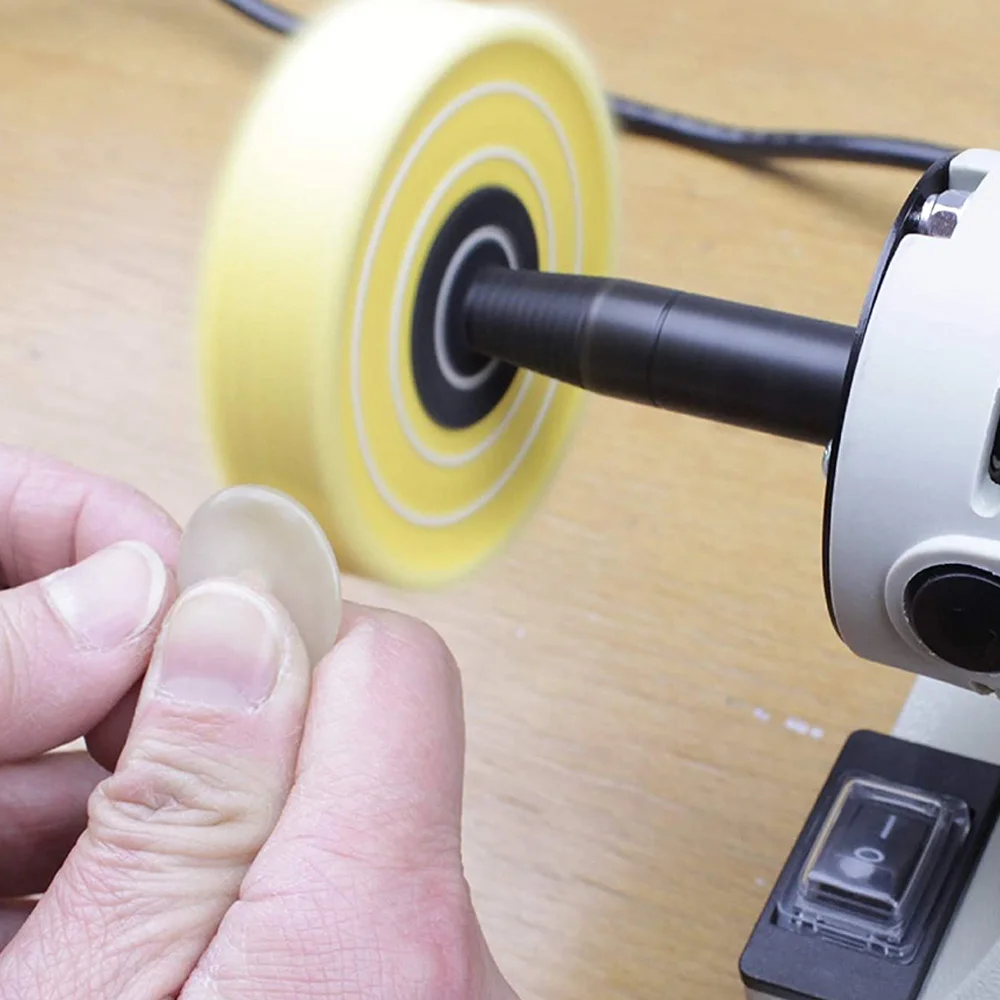 Buffing Polishing Wheel Kit 3 Inch,for Bench Buffer/Bench Grinder,Buffing Wheel Hole 3/8 Inch,Drill Arbor Adapter