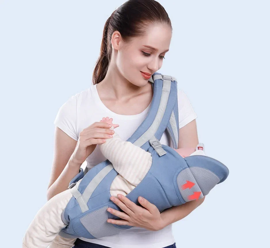 

Hot sale Wholesale multi-function comfortable infant baby sling hipseat baby carrier