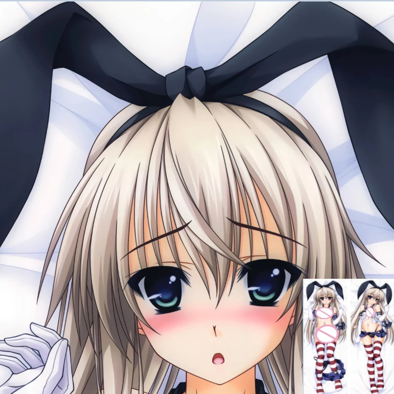 Dakimakura Anime Shimakaze Pillowcase Double-sided Print Home Bedding Hugging Body Pillow Cover Case