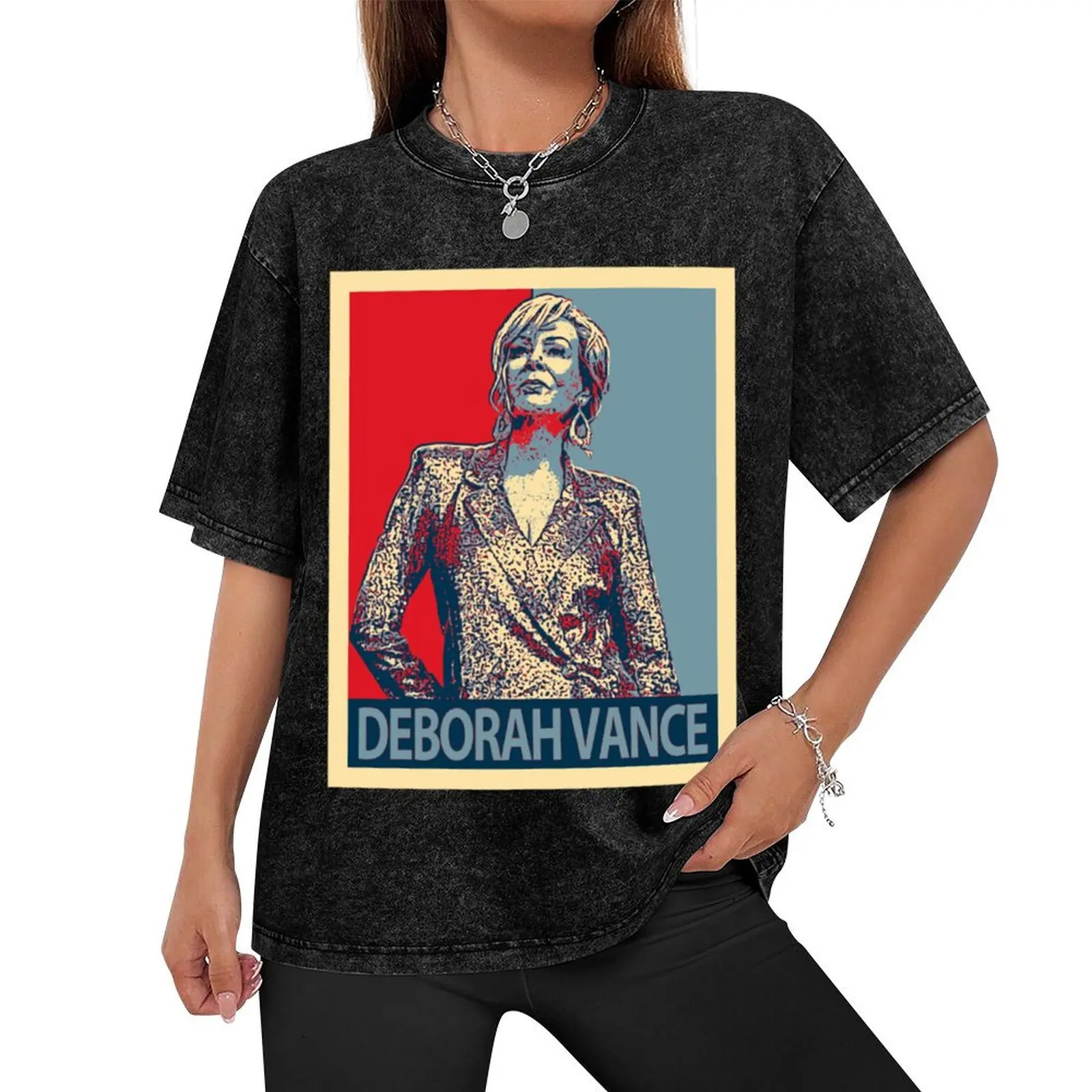 deborah vance T-Shirt blue archive heavyweights graphic t shirts clothing for men