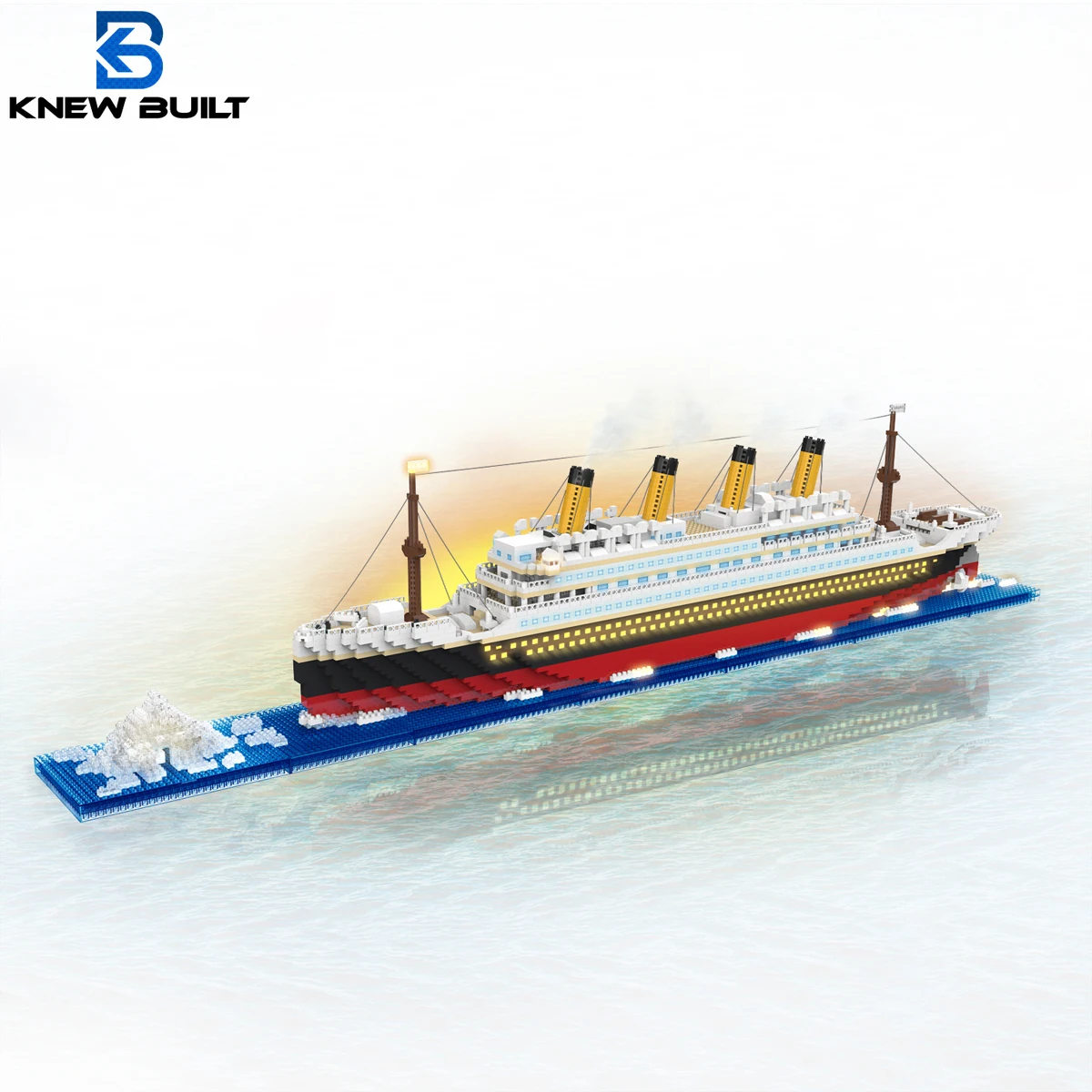 

KNEW BUILT 6 Kinds Titanic Model Cruise Ship Building Block for Adult Micro Mini Brick Toy Perfect Gift Entertainment Decoration