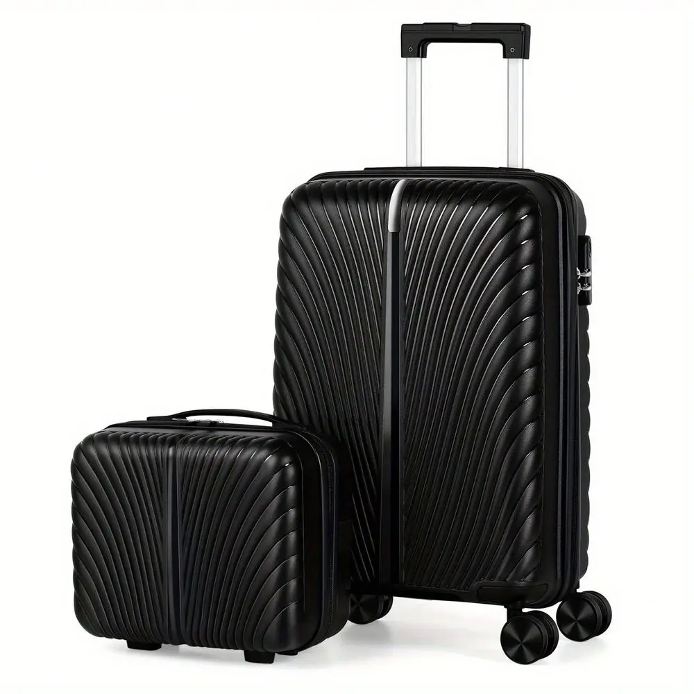 

2Pcs CarryOn Spinner Luggage, Lightweight For Travel Luggage Case Trolley Suitcase Spinner Suitcase Travel Luggage Travel Suitca