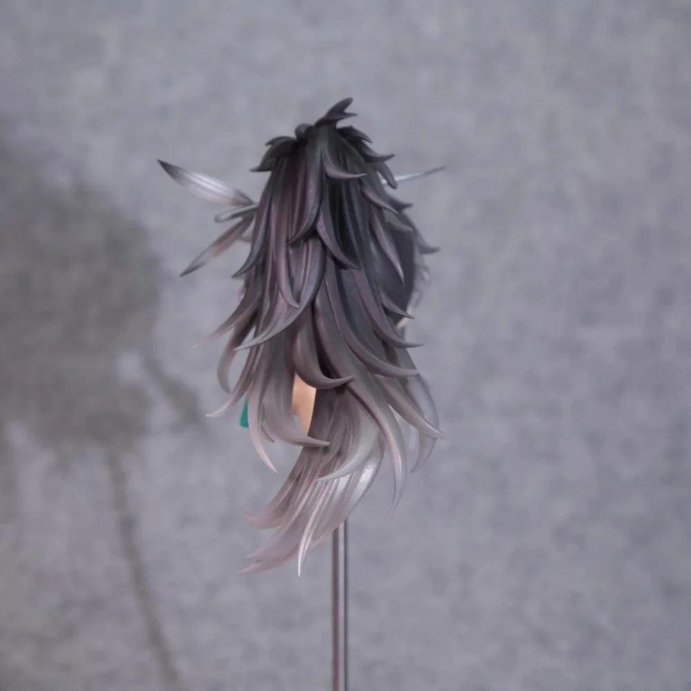 หัวตุ๊กตา BJD แบบ Wuthering Waves งานแฮนด์เมด สำหรับ OB11 OB22 พร้อมแผ่นผม ทาสี ถอดประกอบได้ ของเล่น โมเดลคอสเพลย์