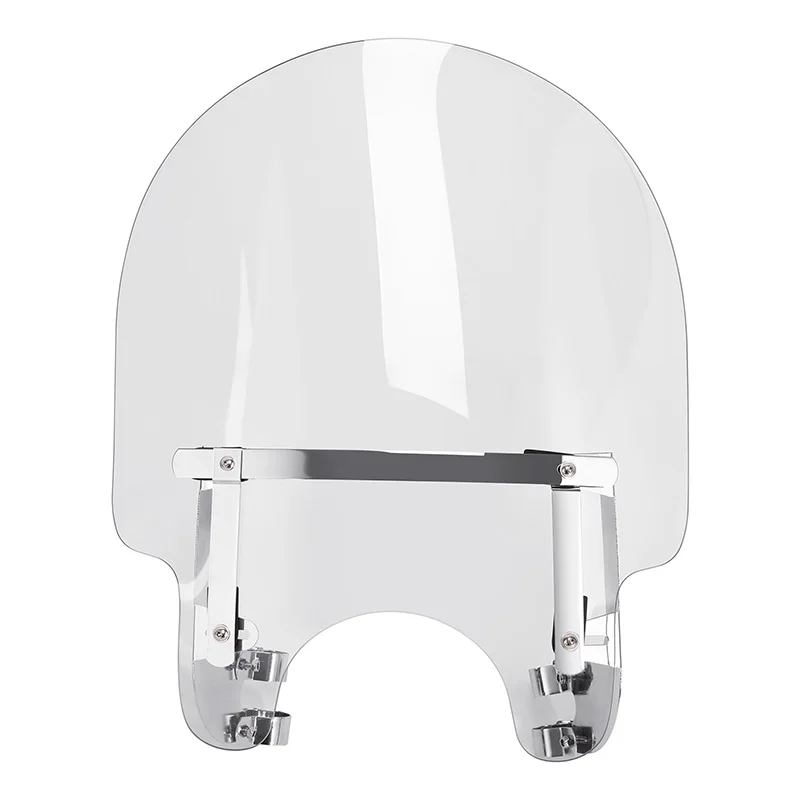 

Motorcycle Clear Windscreen Windshield 39mm Clamps Fit For Harley Dyna Sportster XL883 1200