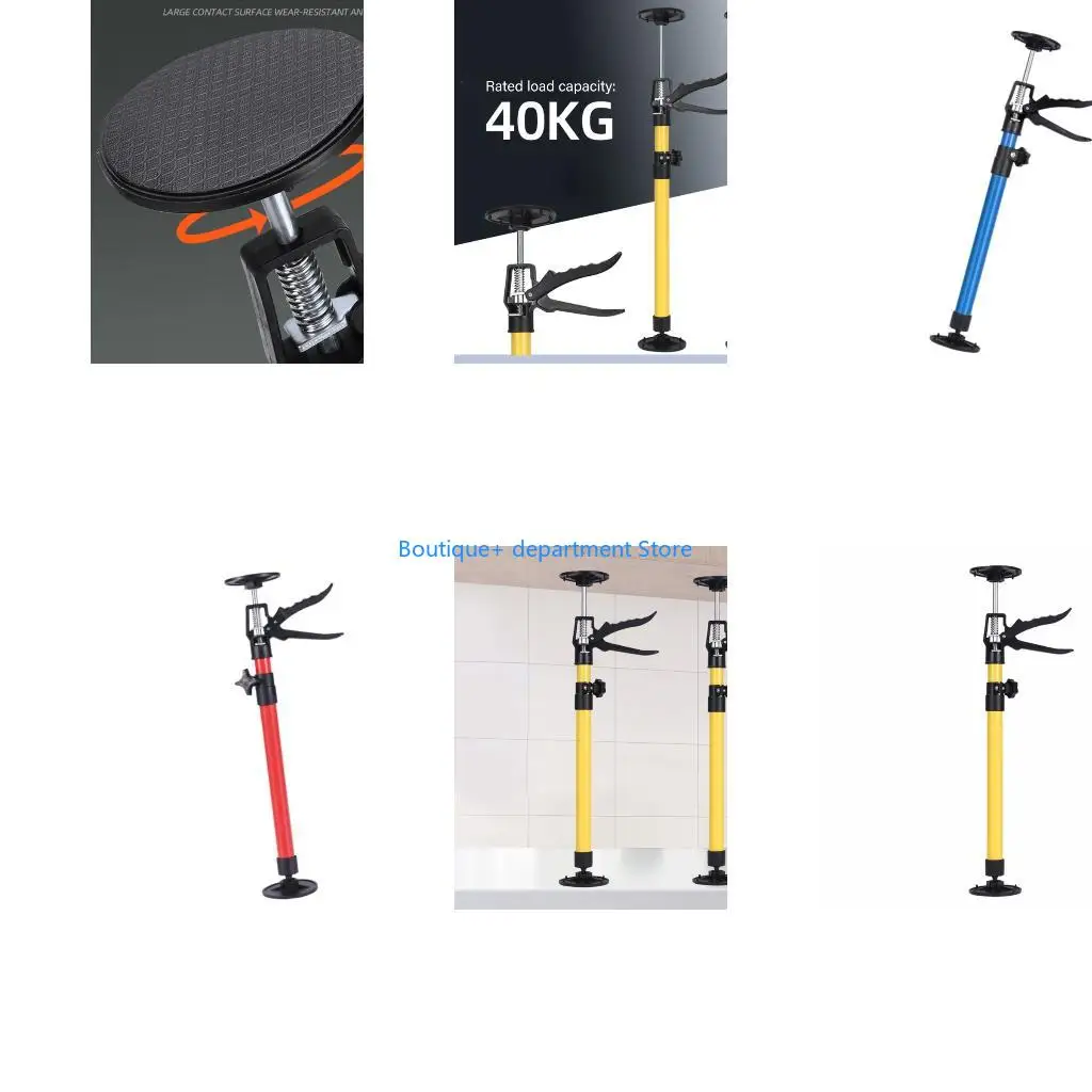 E1PD Adjustable Cabinet Support Rod Quick Length Adjustment Various Height Sturdy Steel Nylon Support Holders