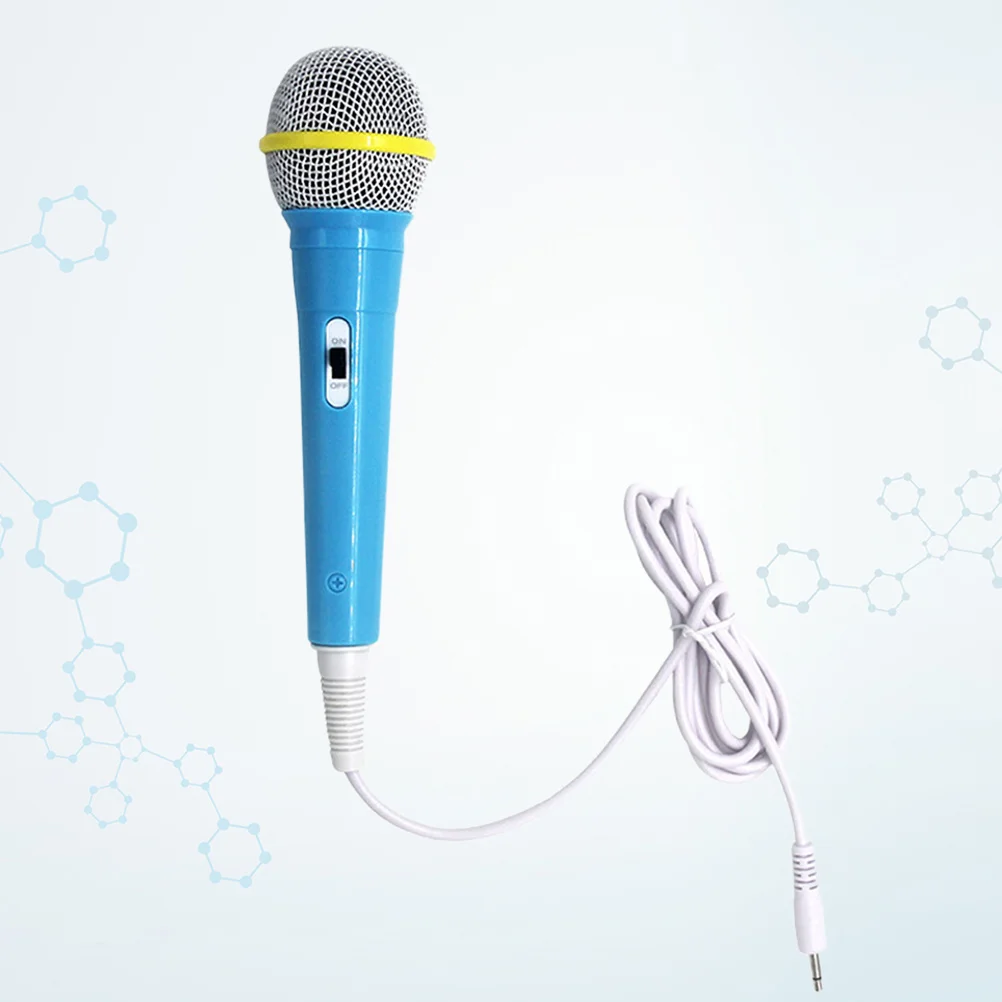 

1Pcs Children Early Education Microphone Cool Fun Musical Instrument Easy Grasp Unforgettable Playtime Experience Blue