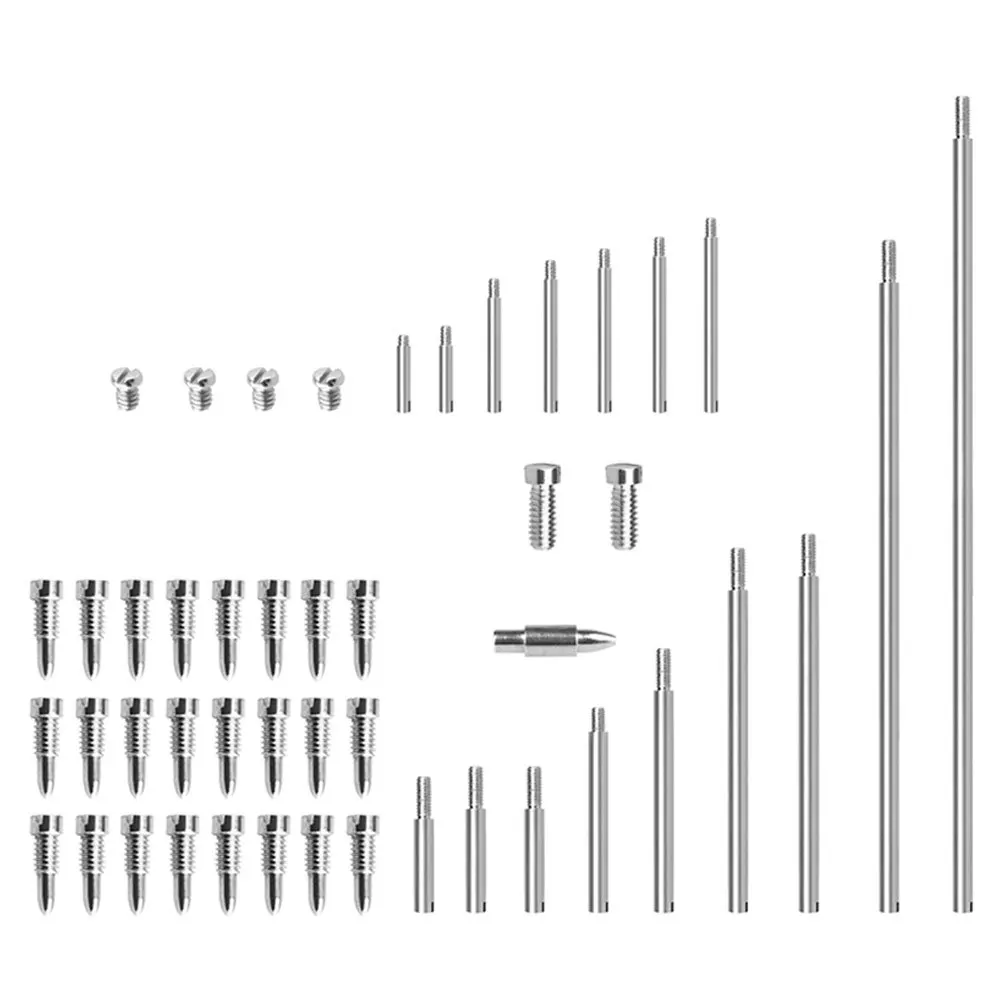 

1Set Alto Saxophone Parts Accessory Set Threaded Shaft Rod Screws Tapered Pegs Repair Saxophone Replacement Parts Kit