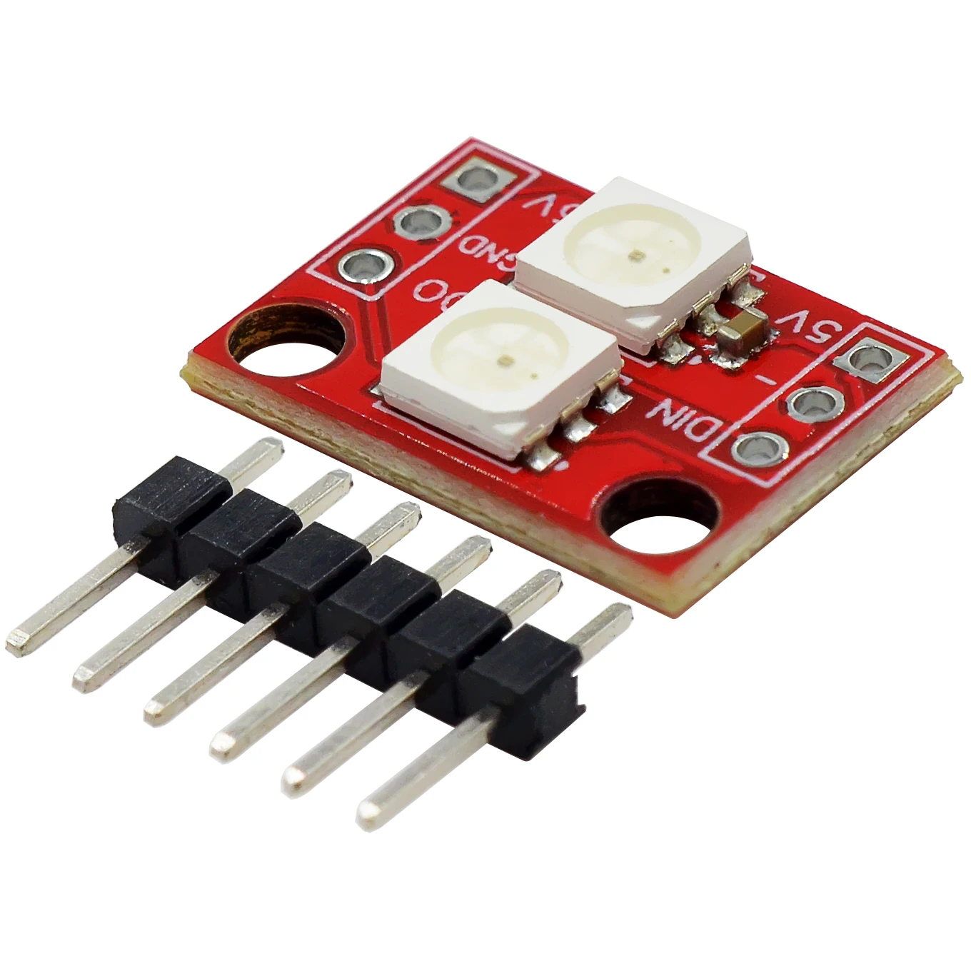 Module d'éclairage polychrome à LED, 2 bits, WS2812, 5050 RVB, SCM, SMT32, ARM, 2 pièces