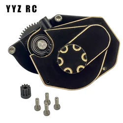 Cnc Brass Complete Transmission Gearbox Metal For Axial Scx24 Upgrade Parts Remote Control Rc Crawler Car Accessories 1/10 Scale