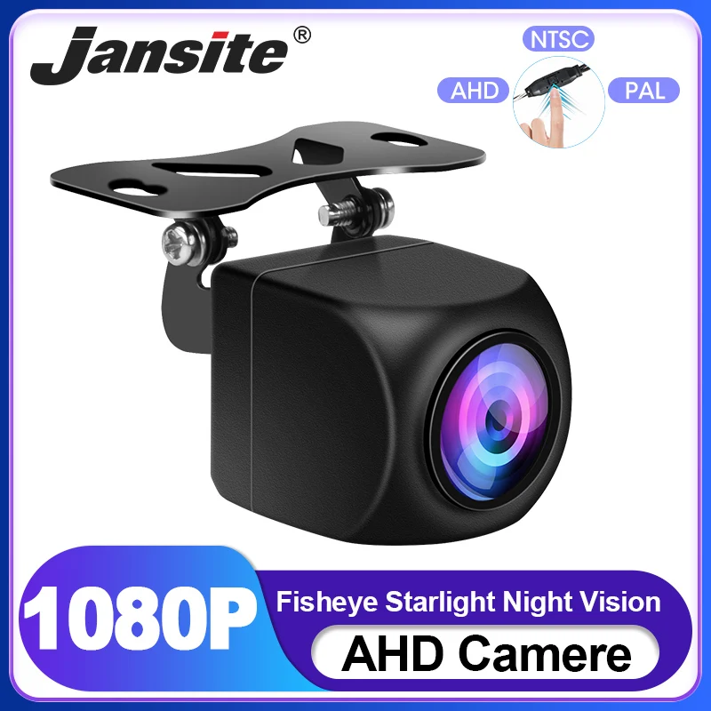 

Jansite 1080P Car Rear View Camera AHD CVBS HD Fisheye Lens Vehicle Reversing Parking Backup Camera For KIA VW Hyundai Audi BMW