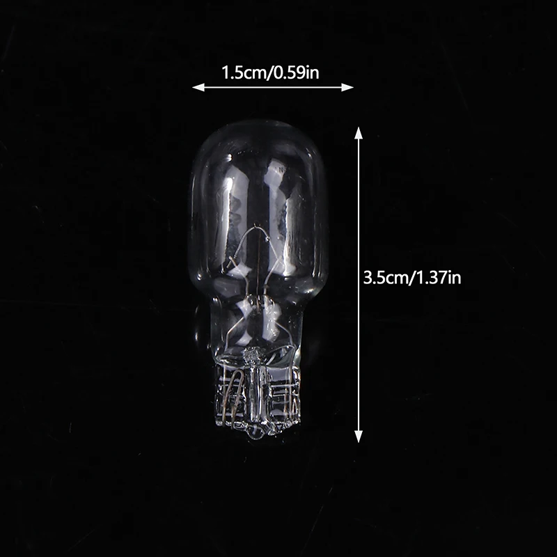 

10 шт. T15 12 В 16 Вт автомобильный боковой светильник внутреннего освещения габаритный светильник приборные фонари авто галогенные лампы