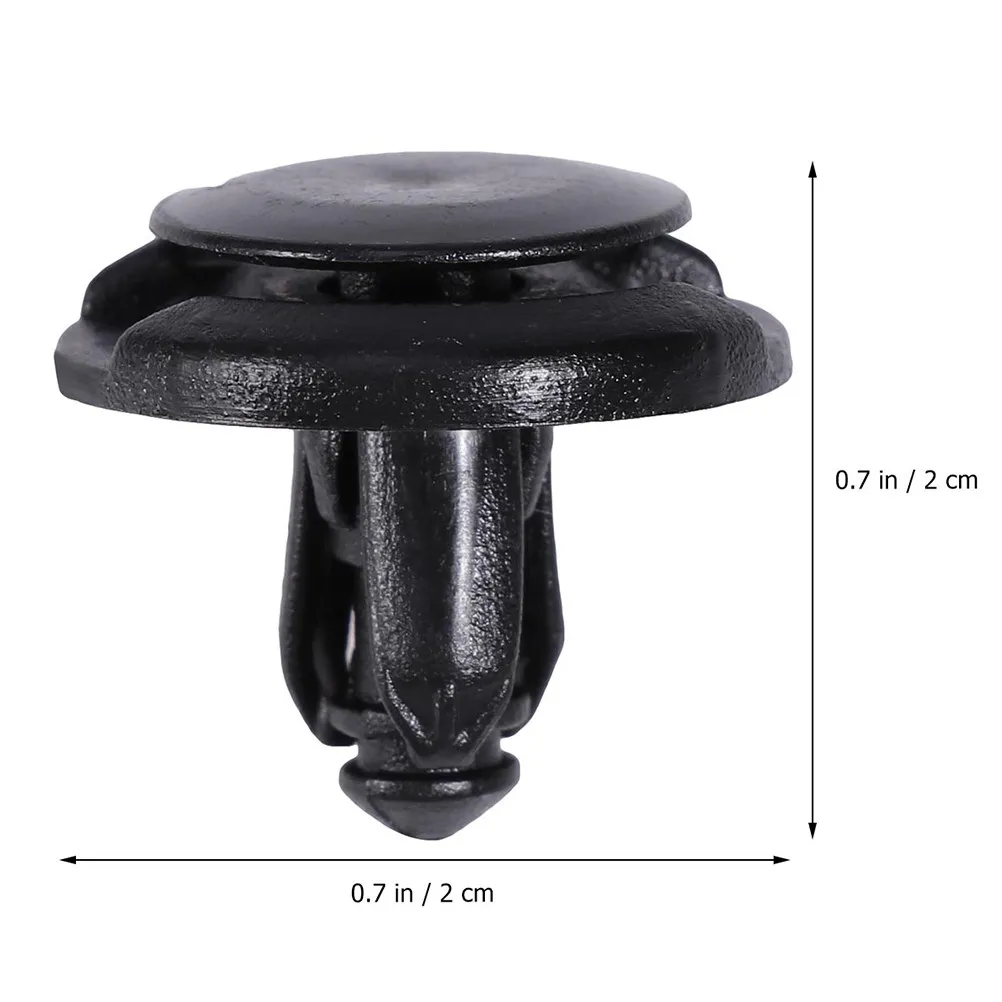 80Pcs Radiator Yoke Fastener Clips Push Type Super Strong Fastener Rivet Clips for Car Bumper Shield Retainer Suitable