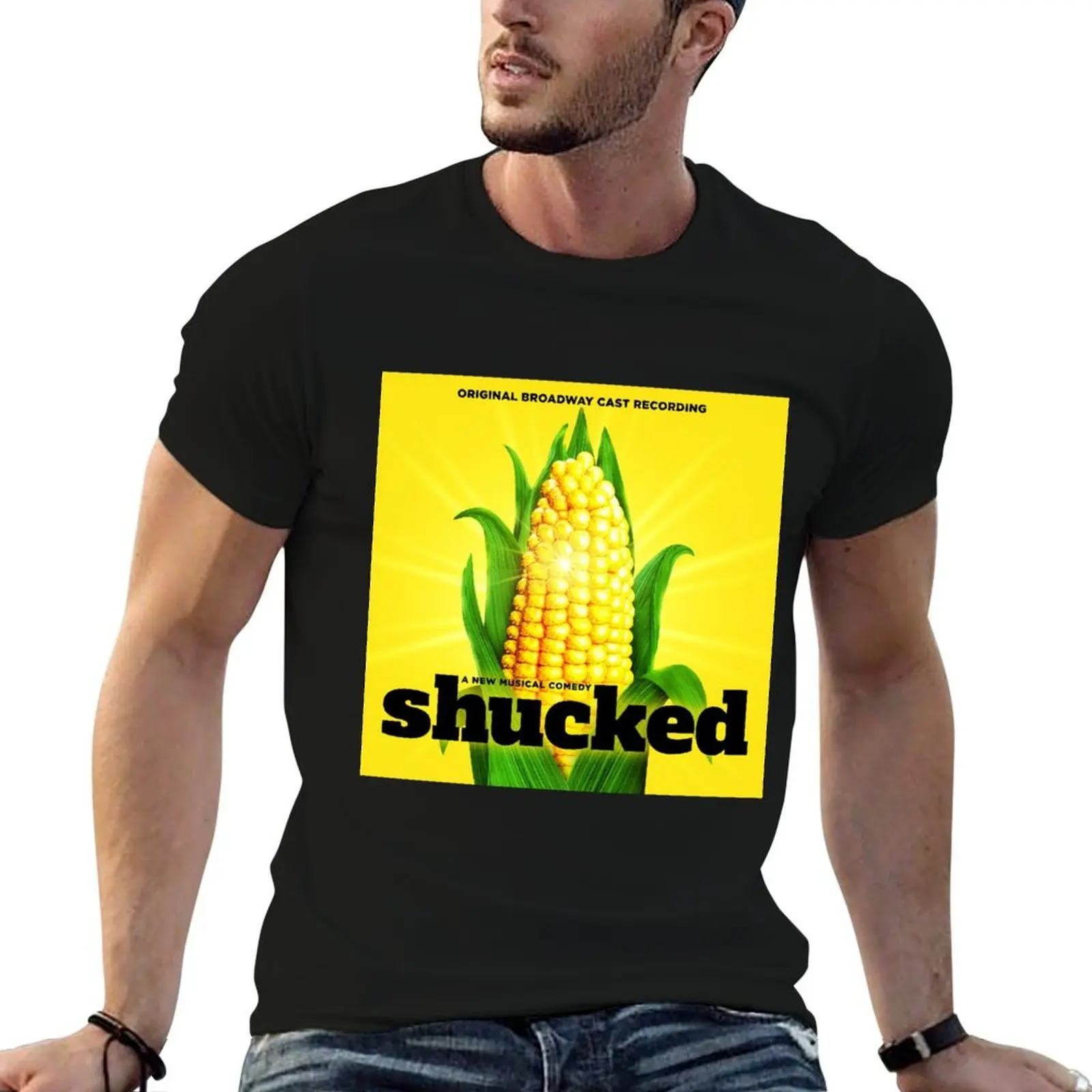 Original Broadway Cast of Shucked T-Shirt Plus Size Workout Short Sleeve Top