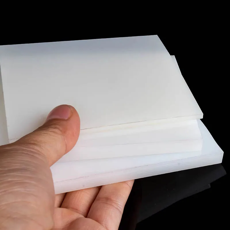 POM Delrin Sheet Plate Black/White Polyoxymethylene Plate CNC Engraving Cutting Model Board Engineering Plastic