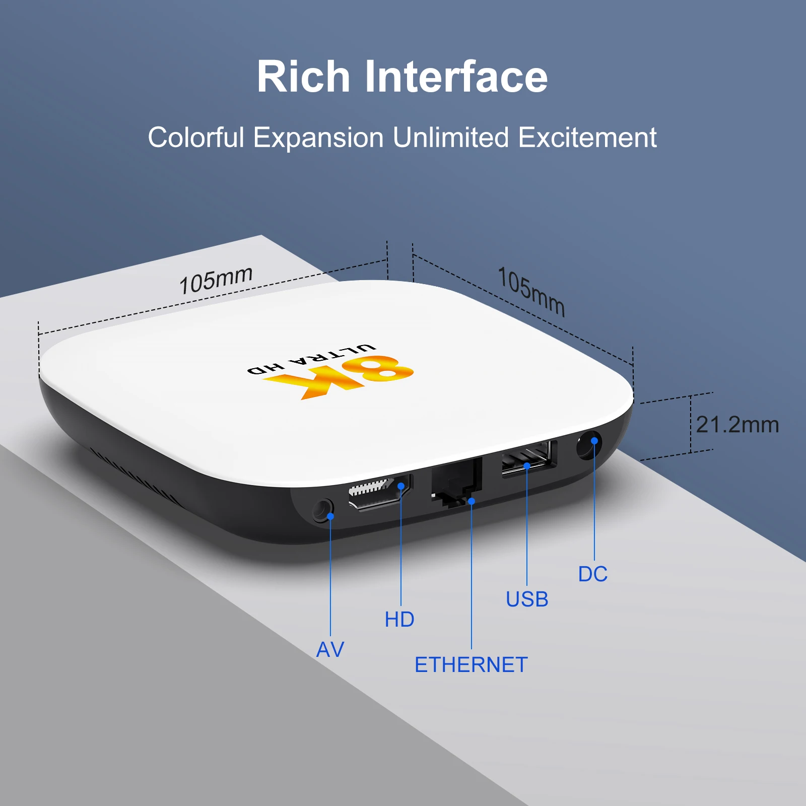 Android 14 TV BOX H96 Max M2 Plus Smart TV Box يدعم 2.4G/5G WiFi6 يدعم 8K HDR Video Android TV Set Top Box