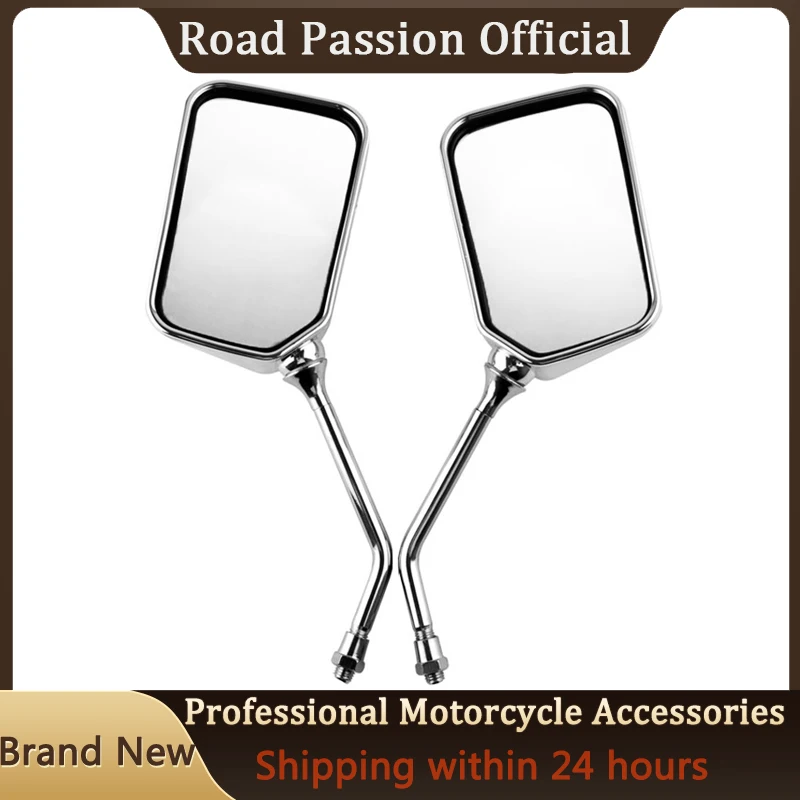 Road Passion Motorcycle Accessories Rear Side View Mirrors For HONDA CB400 VTEC400 VTR250 CB-1 CB250 CB750 CB1000 CB1300