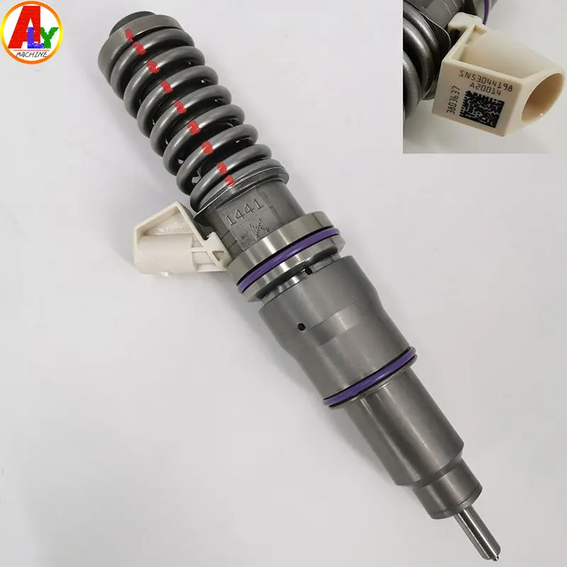 

ALYTEST 1PCS Remanufacture Diesel Fuel Injector Assembly Bebe4c08001 3803637 for Vo-lvo Truck