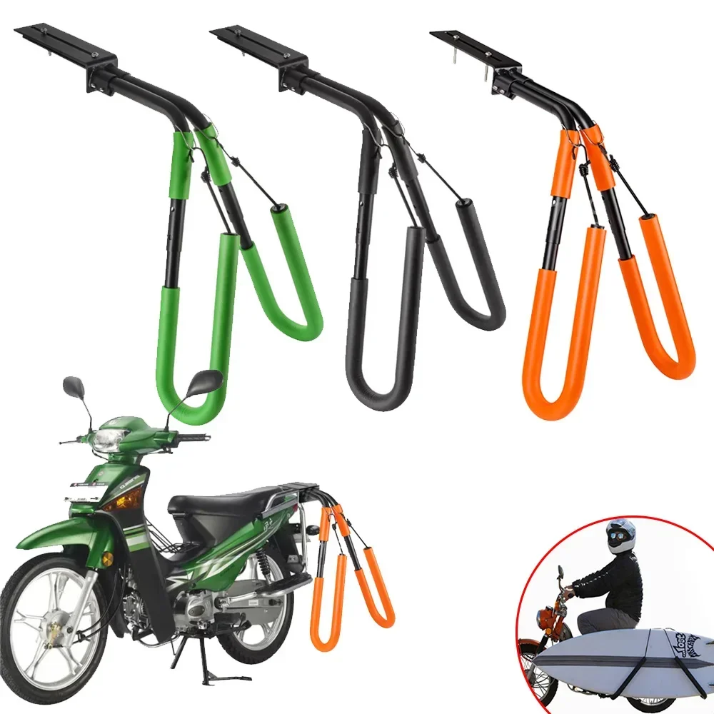 Universal Motorcycle Surfboard New Carring Holder Frame Bracket Portable Adjustable Side Carrier Surf Rack Holder Accessories