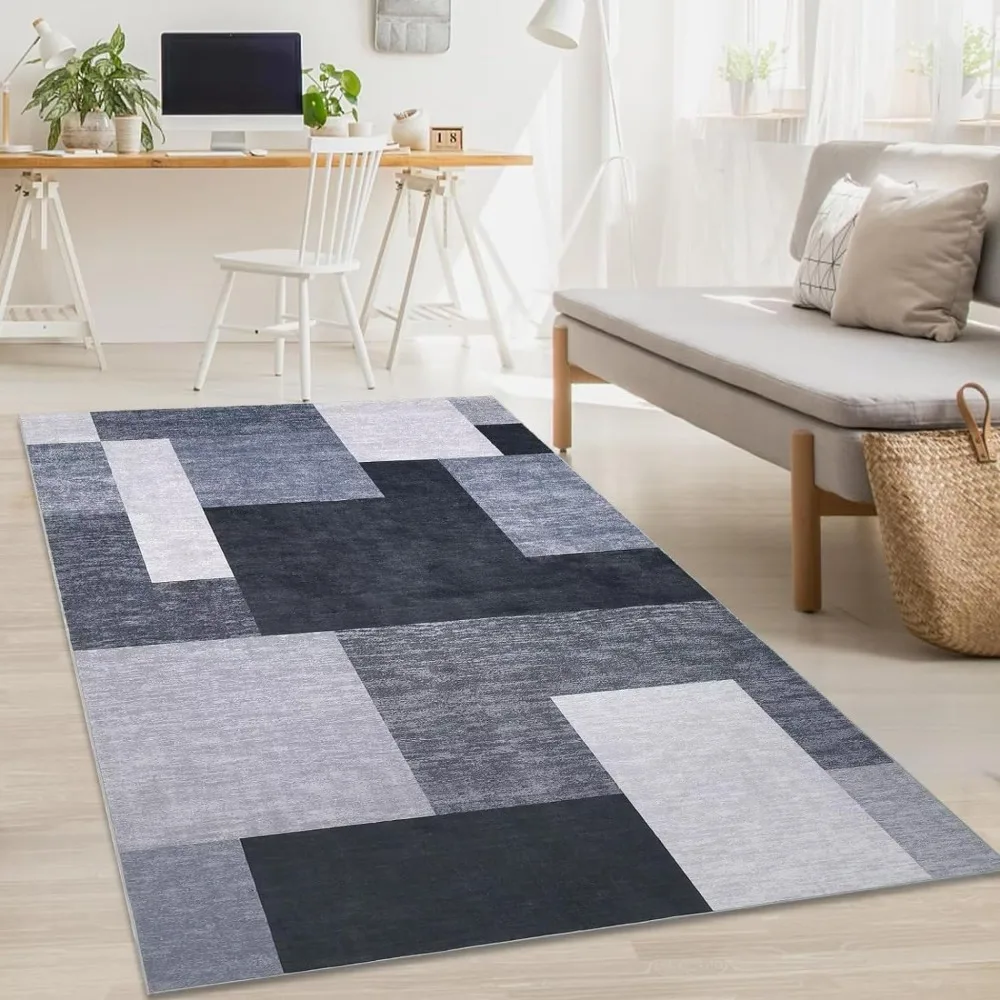 Modern Decorative Bedroom Large Area Carpet Anti-shedding Washable Carpet Decoration Home Decor Items Doormat Entrance Door Rugs