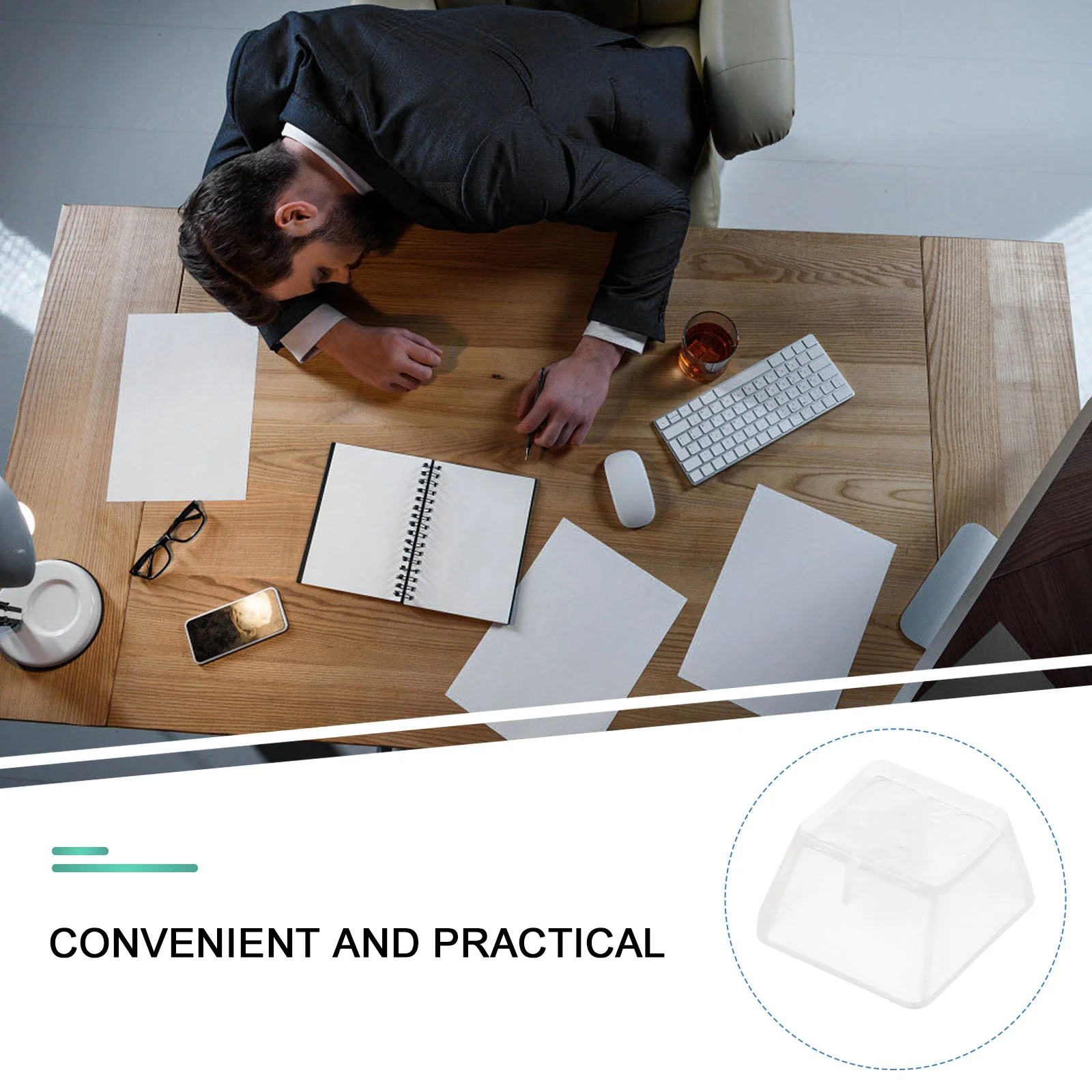 

10Pcs Mechanical Keyboard Transparent Cover Keycap Set Practical Accurate Positioning Lightweight Portable Comfortable Use