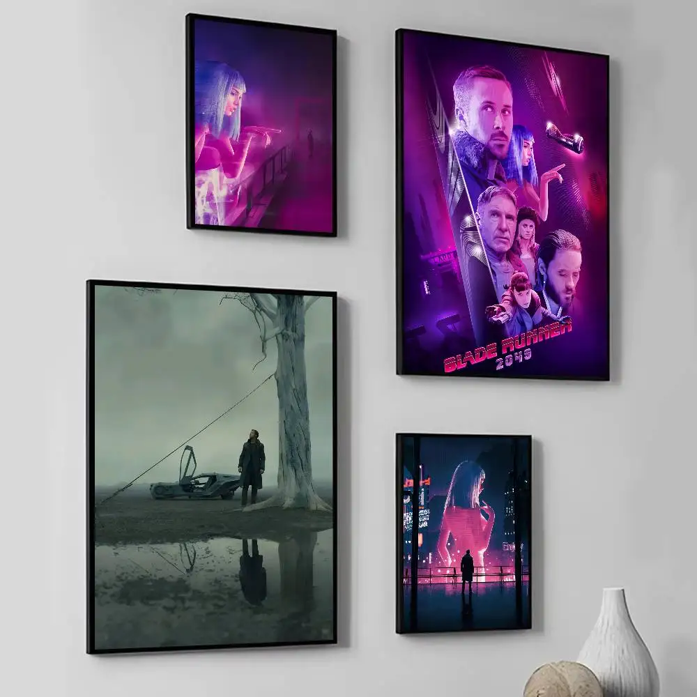 Classic Movie B-Blade R-Runner 2049 Posters Self Adhesive Waterproof Ideal For Living Room Bedroom Bar Decoration