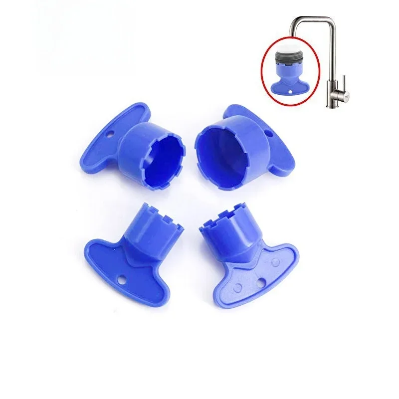 1set Professional ABS Hidden Faucet Aerator Repair Key wrenchMale Thread Water save tap filter removal Replacement Tool Spanner