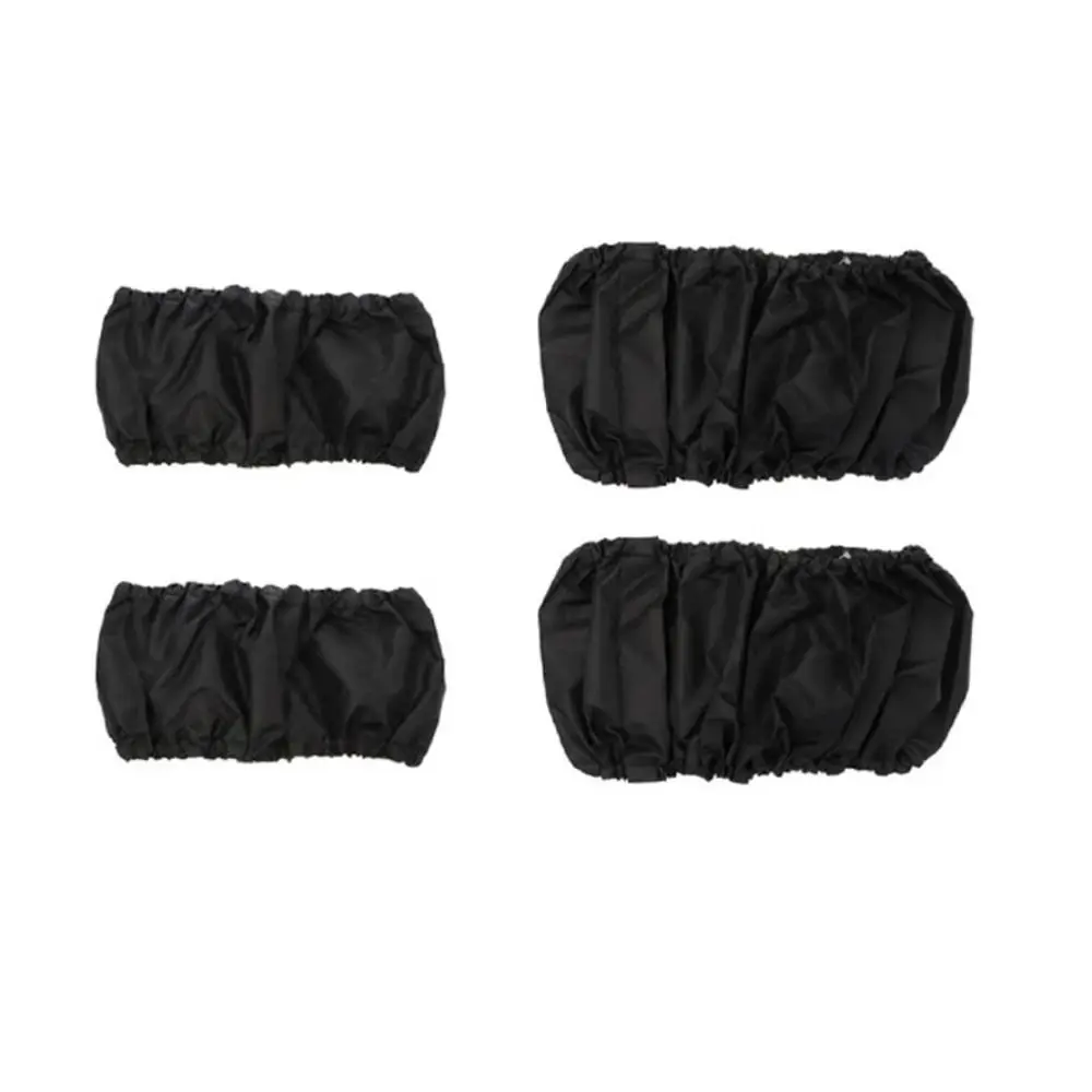 Oxford Cloth Stroller Wheel Dustproof Cover Black Stroller Accessories Infant Pushchair Wheel Cover Wheelchair Tire Protector