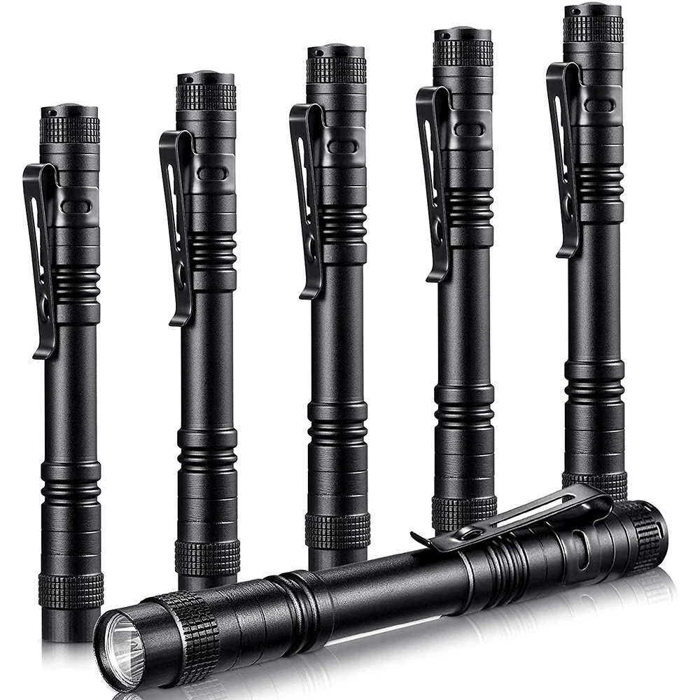 

LED Pen Light Flashlight Small Mini Flashlight Pocket Light Penlight with Clip Compact Torch for Inspection Work and Repair