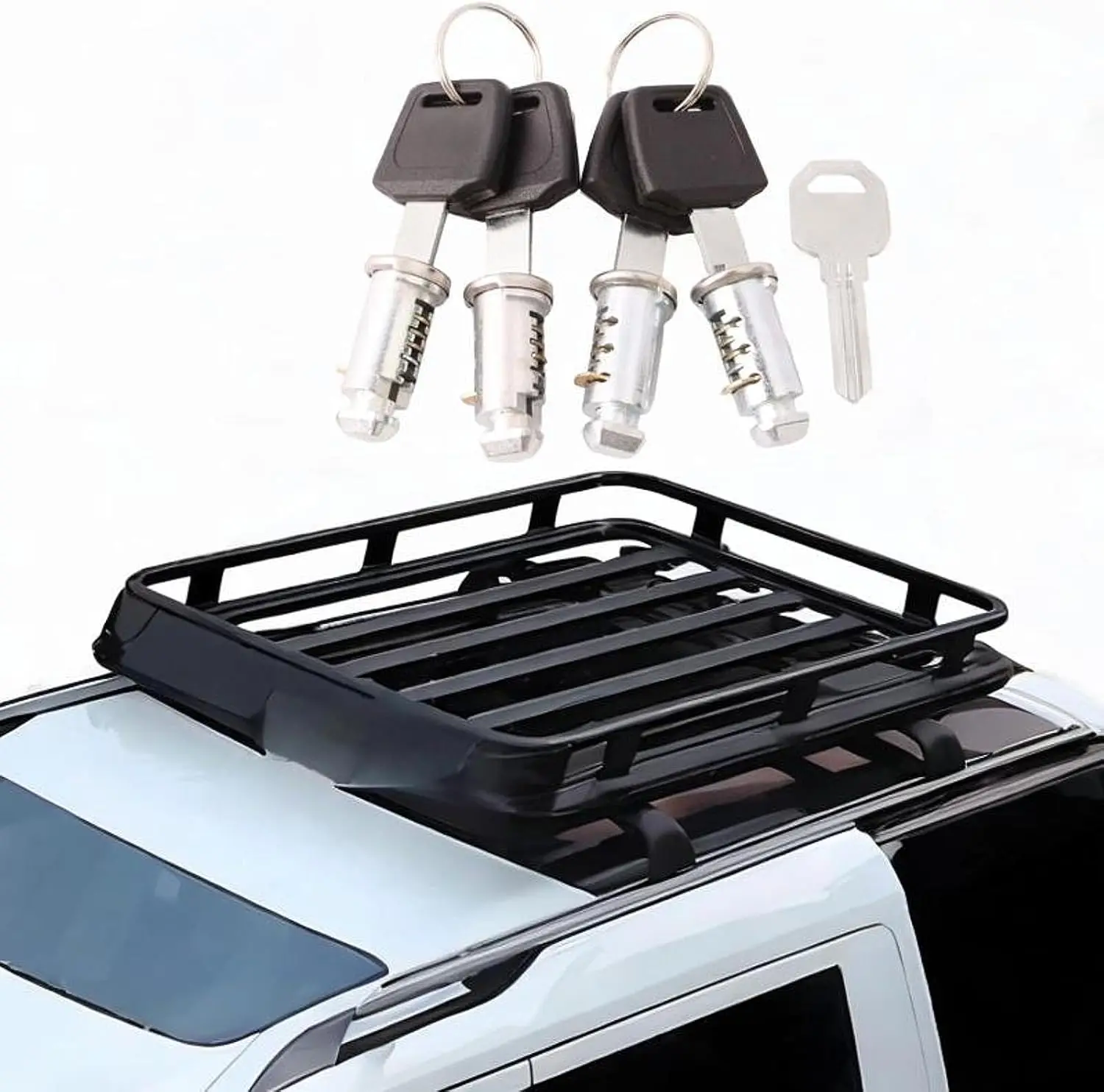 4Pcs Roof Rack Safe…